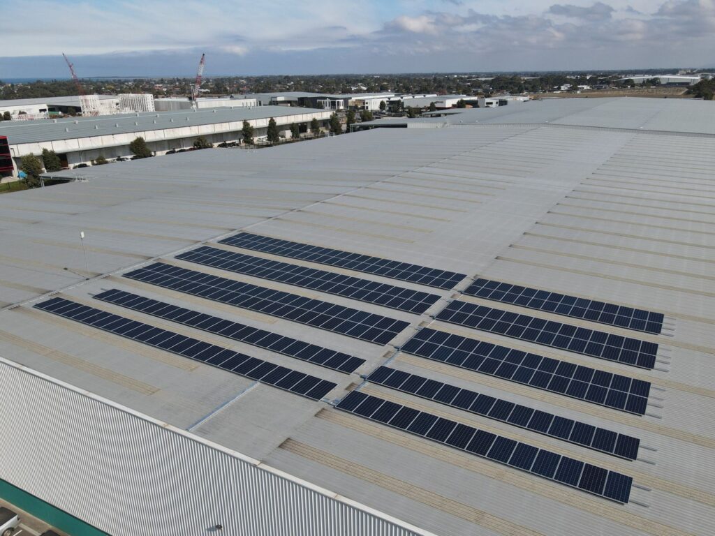 100kW solar in altona for Toll Group installed by SolarVista