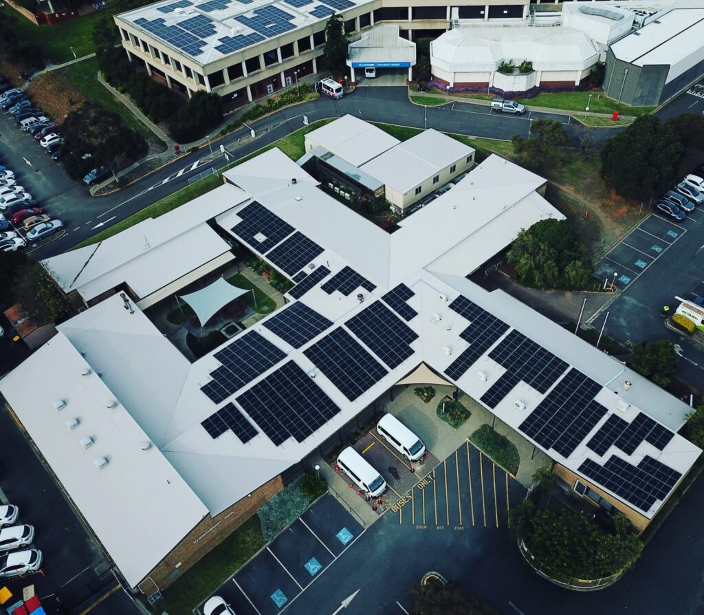 100kw solar in bentleigh community & aquatics centre roof solar panels installed by SolarVista