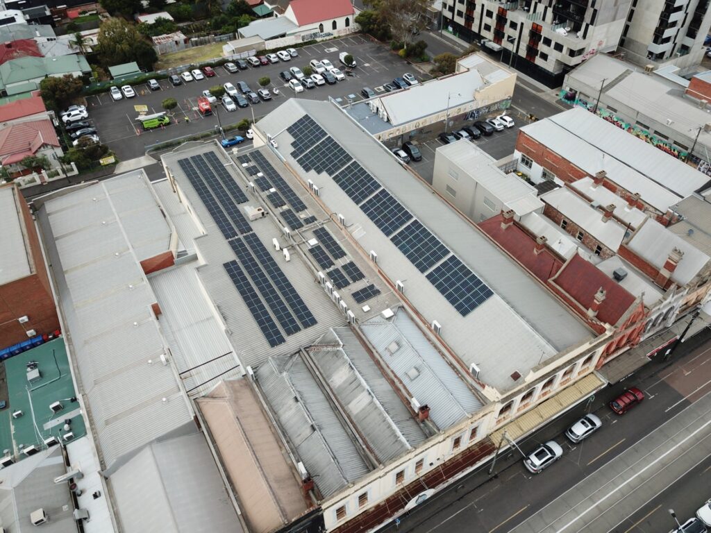 100kw solar in brunswick for mediterranean wholesalers installed by solarvista
