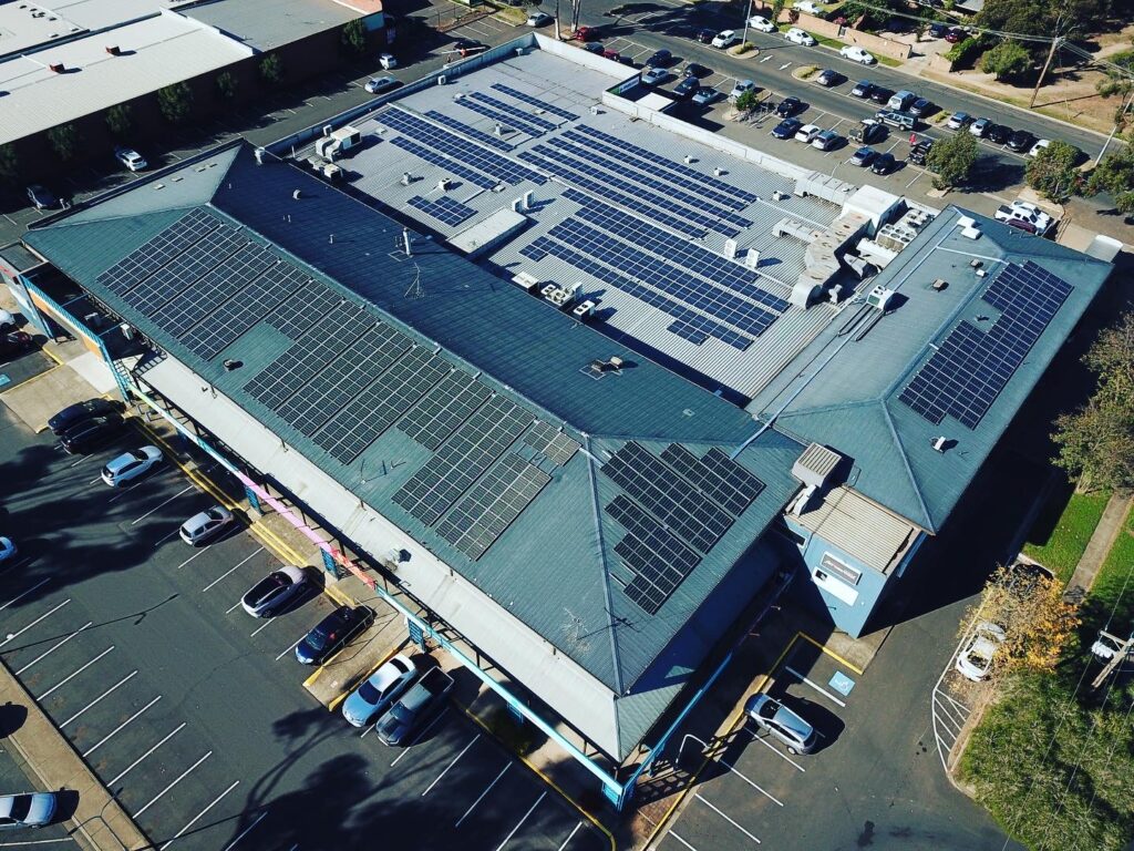 200kw solar in melton solar panels on roof installed by SolarVista