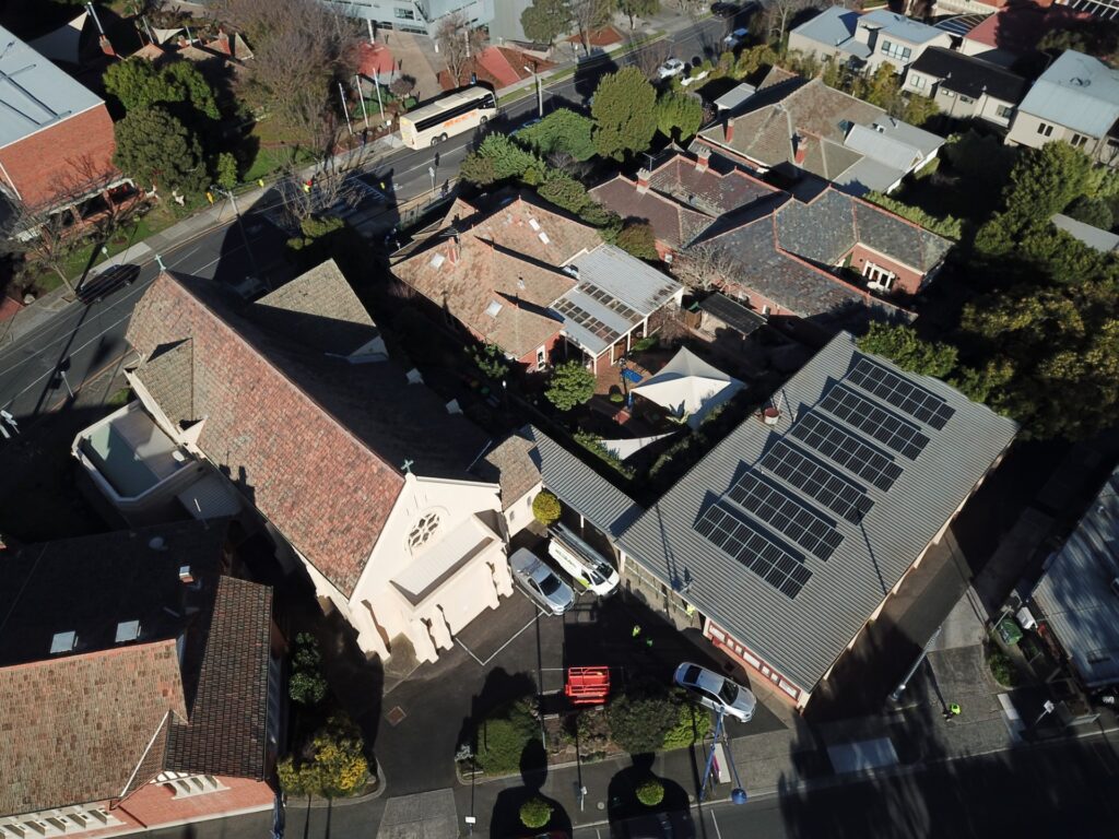 20kW Solar Panels Installed on St Church in Melbourne