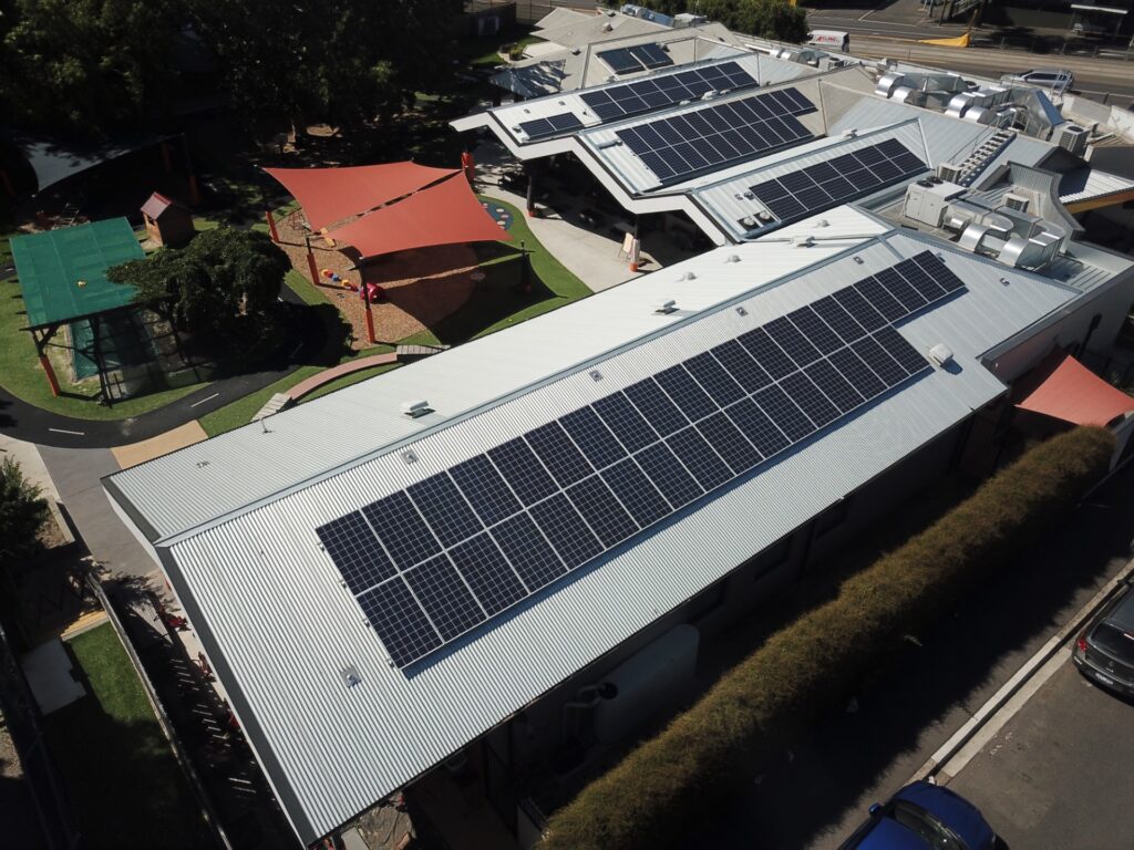 30kw solar in flemington for child care clinic installed by solarvista
