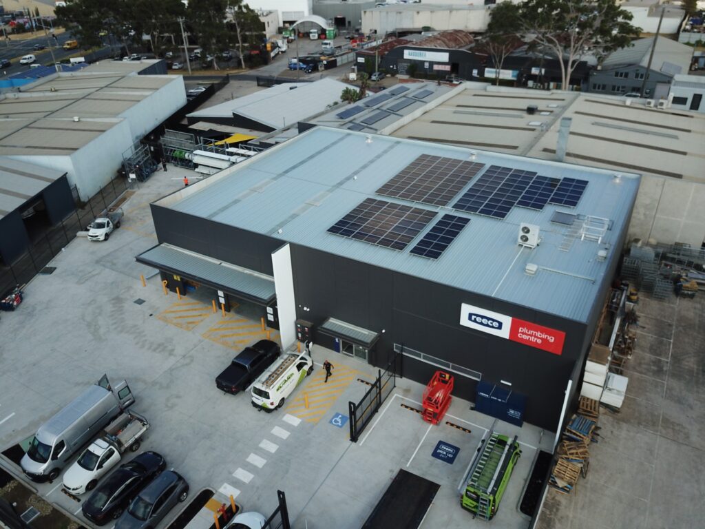 50kW solar in west footscray for Reece Plumbing installed by SolarVista