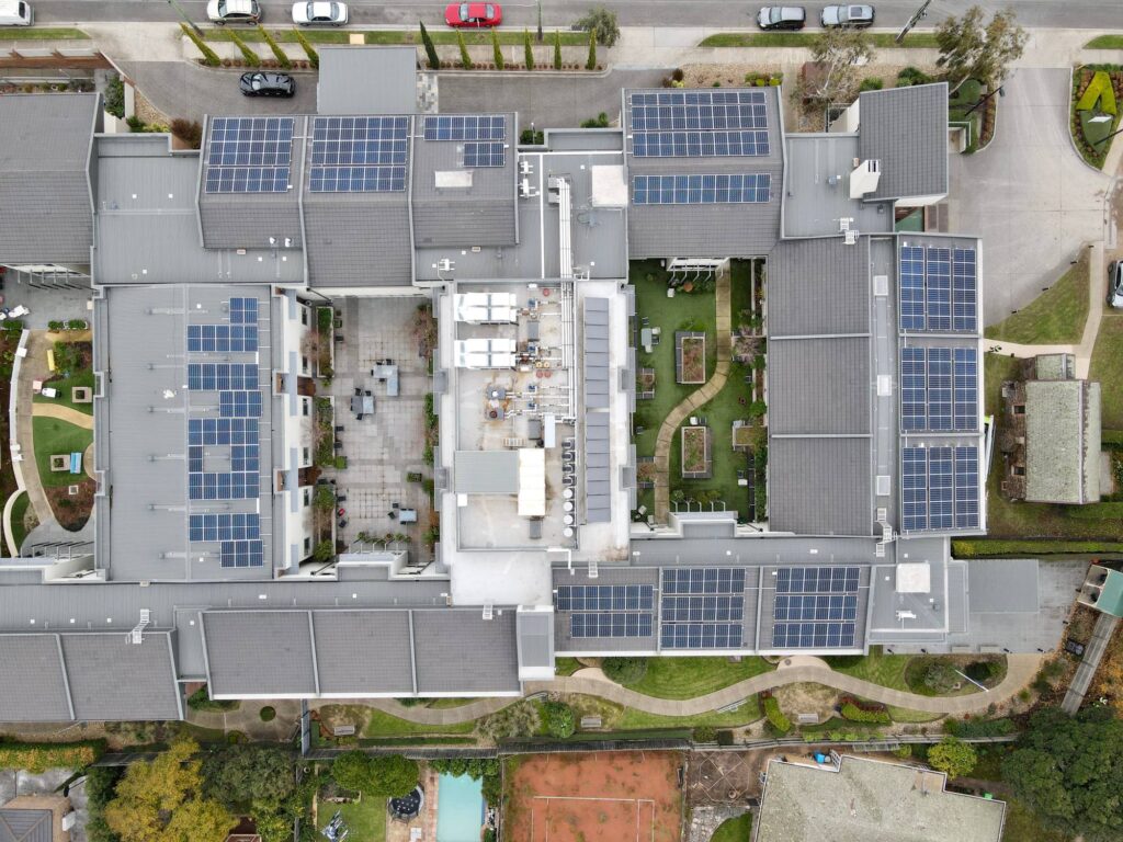 100kW solar in brighton for vasey aged care installed by SolarVista