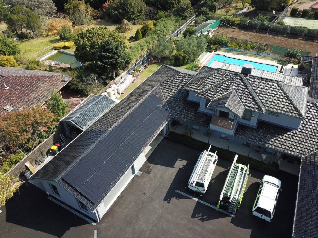 11kW of solar in templestowe solar panels installed by solarvista
