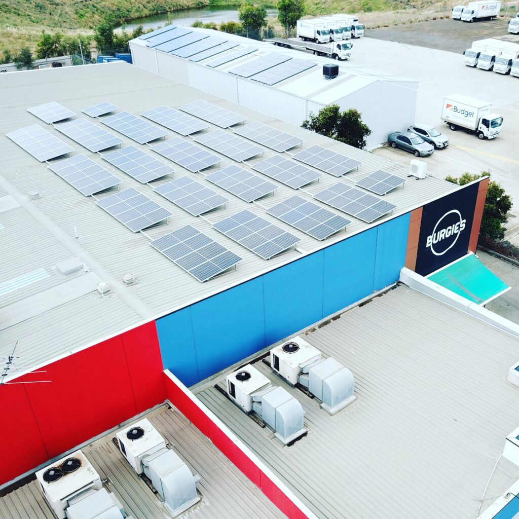 40kW solar in Campbellfield for Burgies Burgers installed by SolarVista