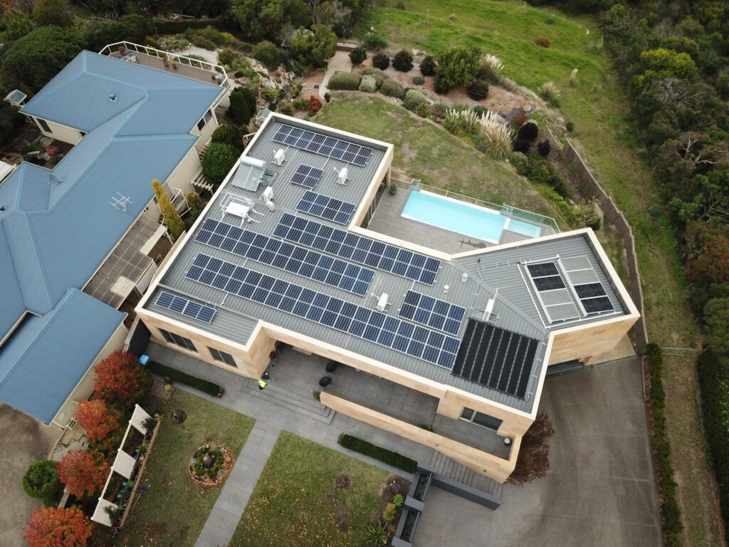 40kw solar in mount martha on roof installed by SolarVista